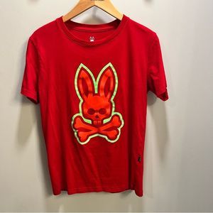 Men psycho bunny t-shirt,red size M fits more like small